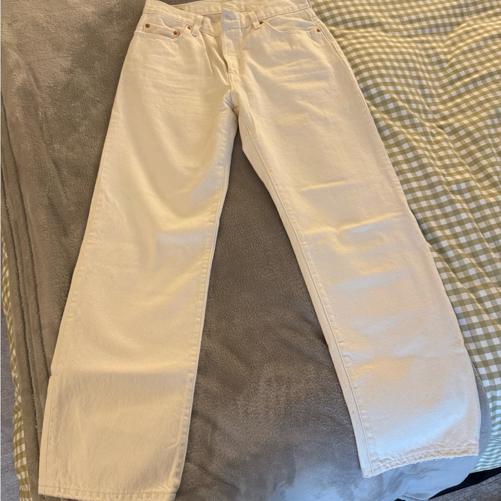 Levi’s 501 90s in off white/ cream